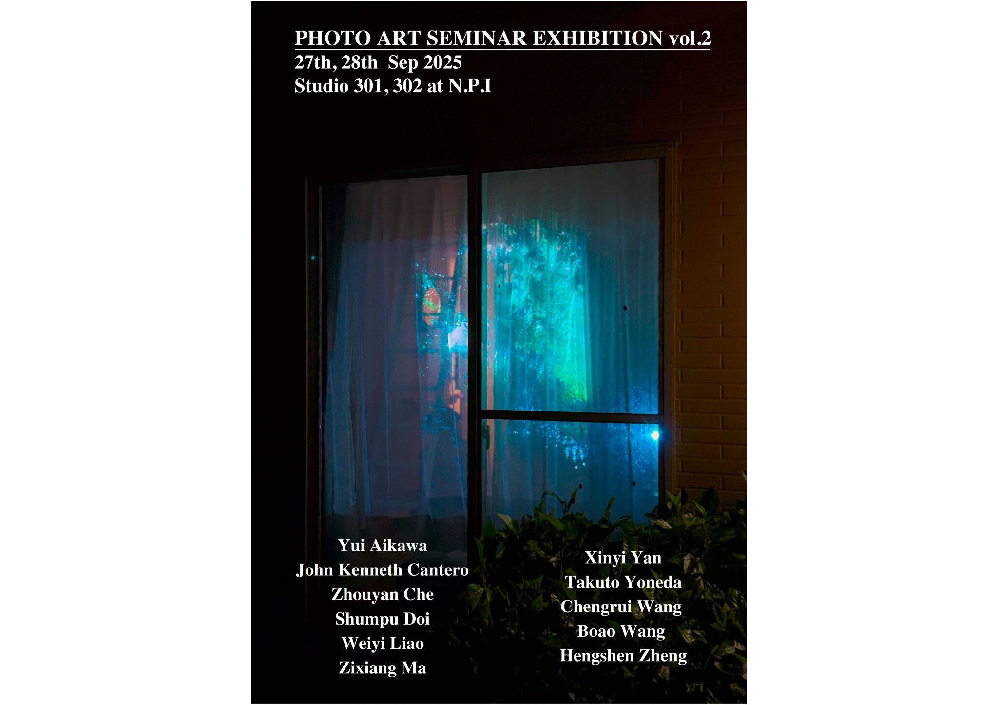 【学内展示情報】9月27日・28日アートフェア内にてフォトアートゼミ在校生による展示を開催