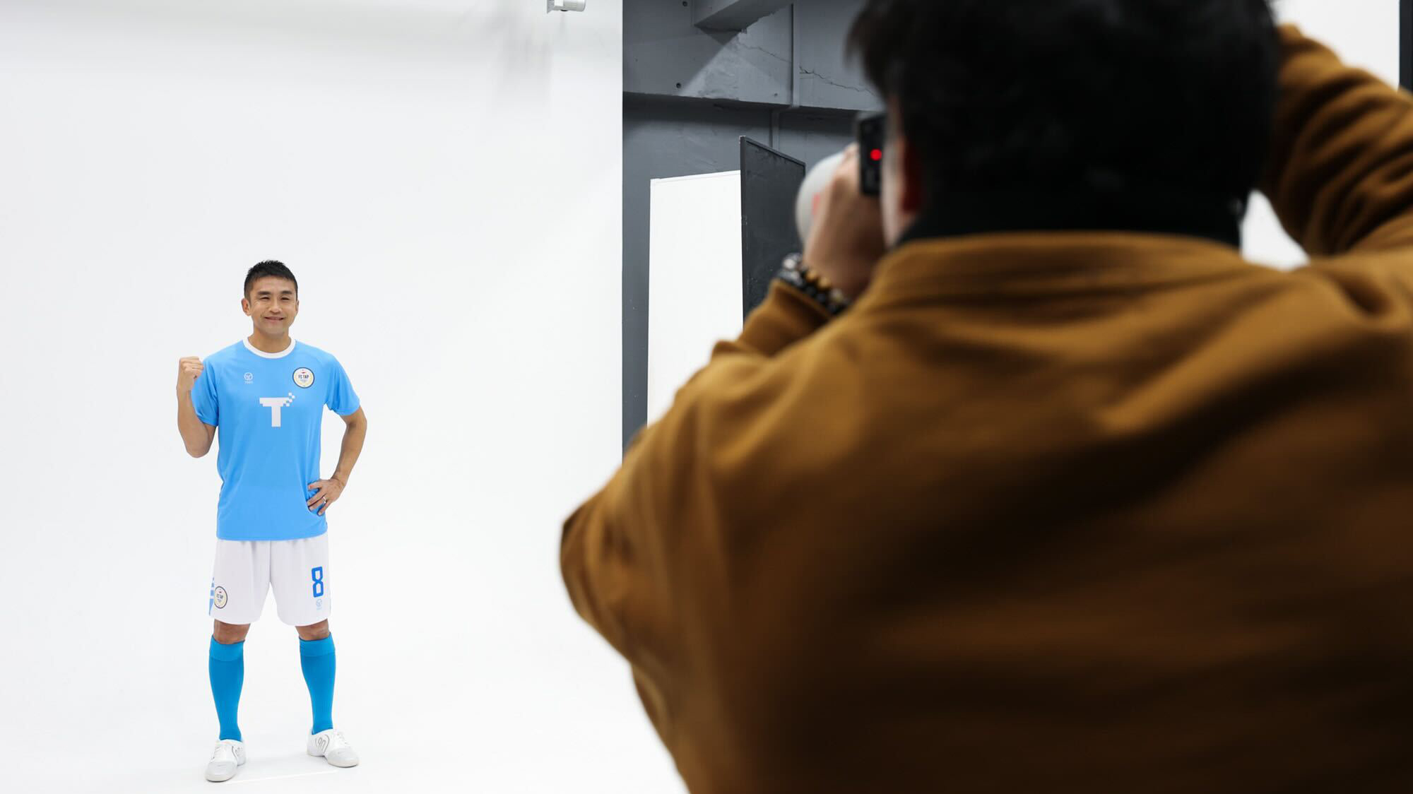 元サッカー日本代表　稲本潤一さんの撮影をNPIで行いました！